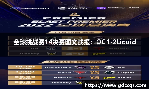全球挑战赛14决赛图文战报：OG1-2Liquid